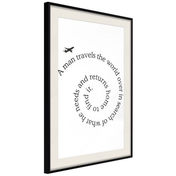 Poster 'Travel Broadens the Mind'