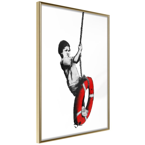 Poster 'Banksy: Boy on Rope'