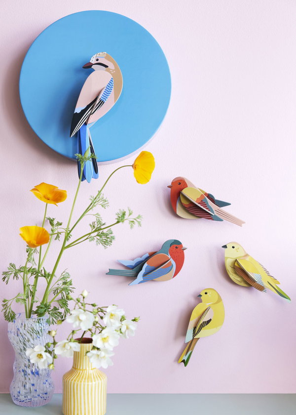 Wanddeko Papier 'Citrinella Pair'