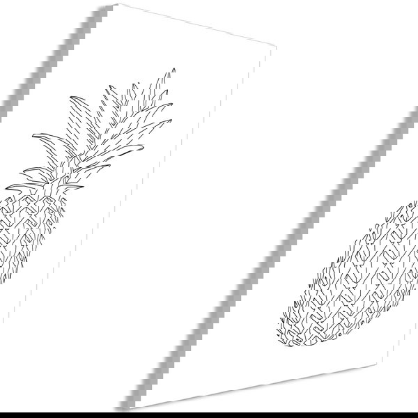 Umjetnički print na platnu 'Fruity Sketch Vertical'