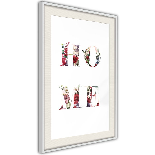 Poster 'Home in Flowers'
