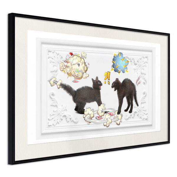 Poster 'Cat Quarrel'