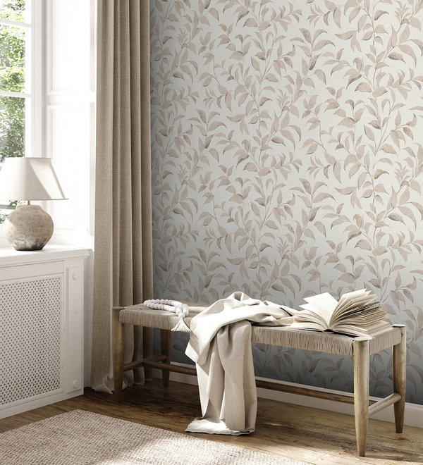 Tapete 'Sleepy Leaves' 53x1005cm