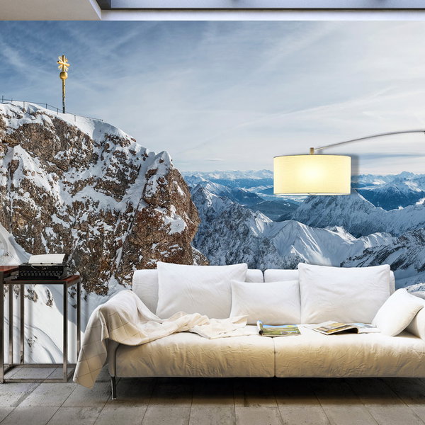 Behang 'Winter at Zugspitze'