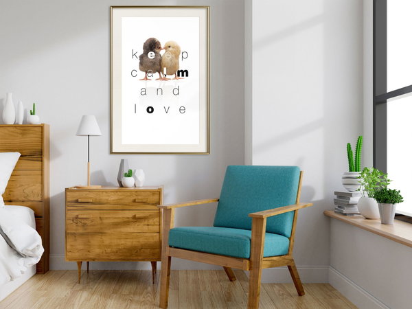 Poster 'Keep Calm and Love'