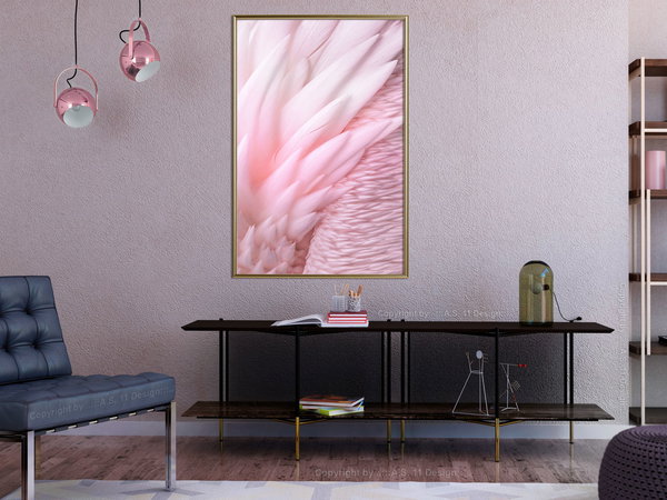 Poster 'Pink Feathers'