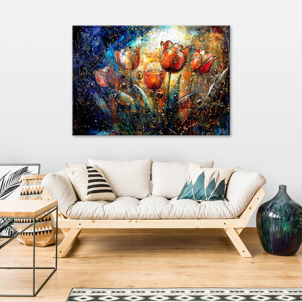 Kunstdruck auf Leinwand 'Blooming Symphony 4'