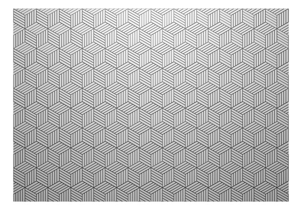 Tapete 'Hexagons in Detail'