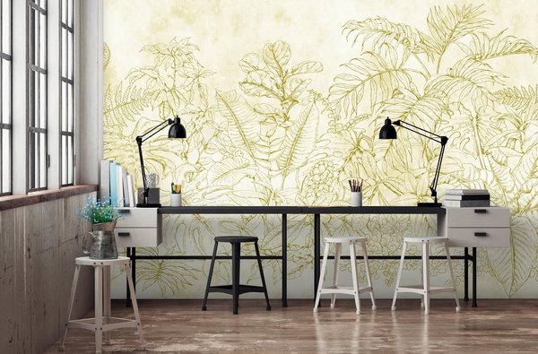 Tapete 'Fern Garden 1' 500x270cm