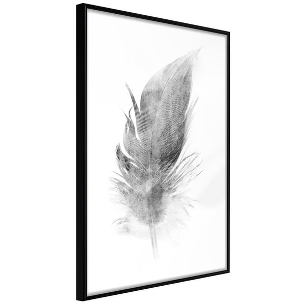 Poster 'Lost Feather (Grey)'