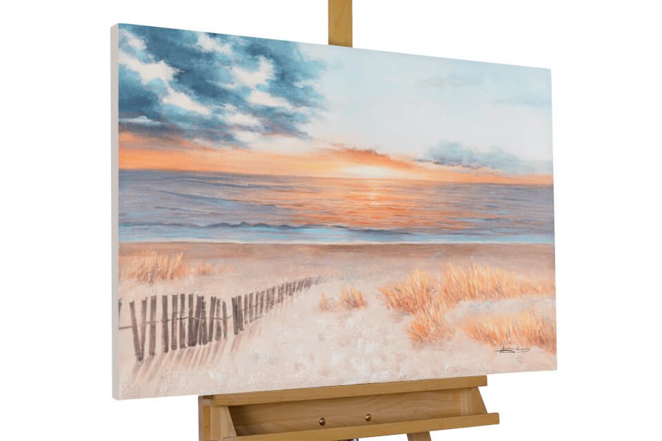 Buy acrylic painting \'Sunset by the Sea\' | KunstLoft