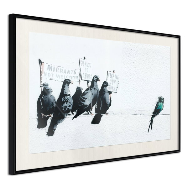 Poster 'Xenophobic Pigeons'