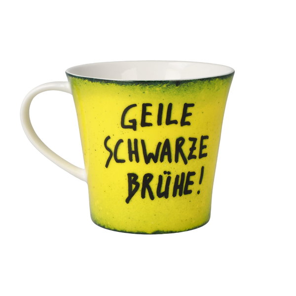 Goebel Becher 'Geile schwarze Brühe'