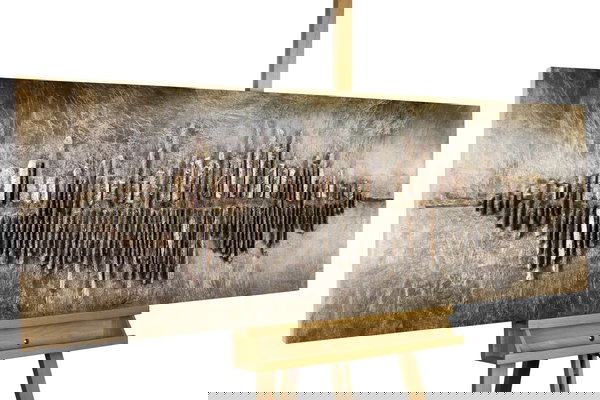 Traditioneel kunstwerk gemaakt van hout