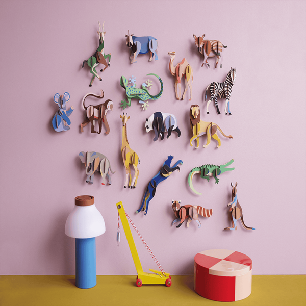 Wanddeko Papier 'Majestätischer Löwe'