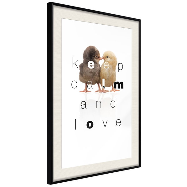 Poster 'Keep Calm and Love'