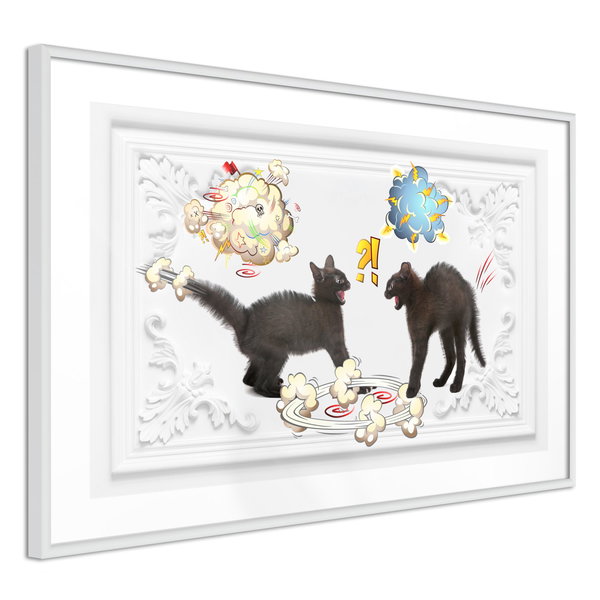Poster 'Cat Quarrel'