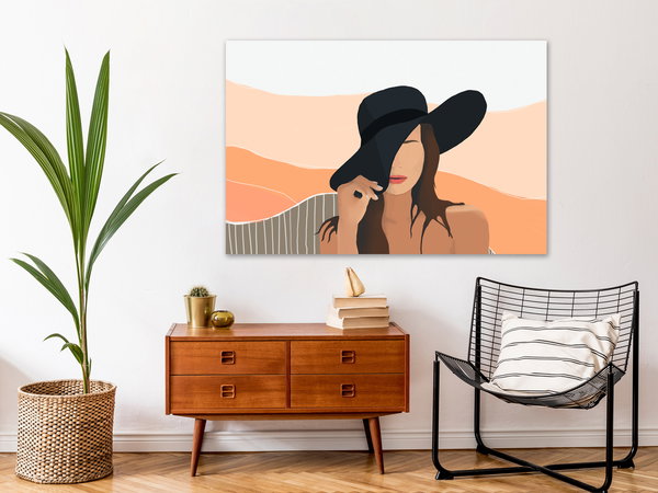 Kunstdruck auf Leinwand 'Bit of Shade Wide'
