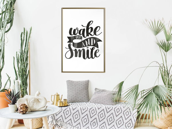 Poster 'Wake up and Smile'