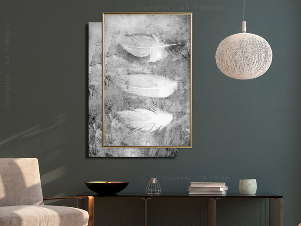 Poster 'Delicate Feathers'