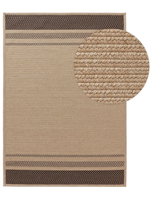 Design In- &amp; Outdoor-Teppich Nandi Braun