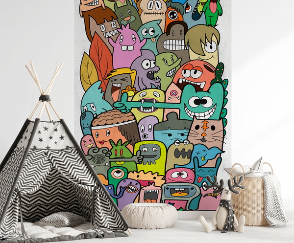 Tapete 'Fun Characters' 159x280cm