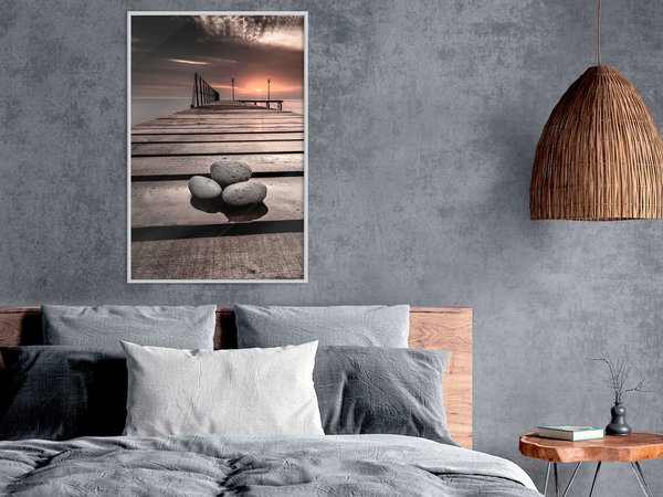 Poster 'Stones on the Pier'