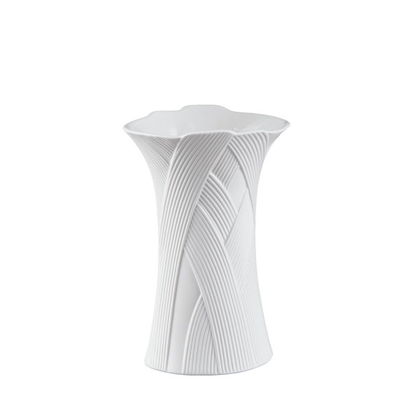 Porzellan Vase 'Ivory Weave' von Goebel 11x17x11cm