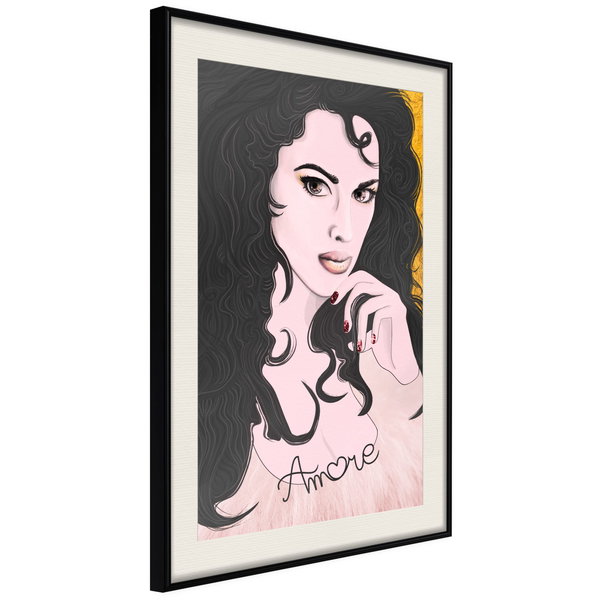 Poster 'Tumbling Curls'
