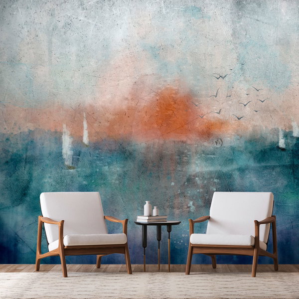 Zelfklevend behang 'Sunny Relief'