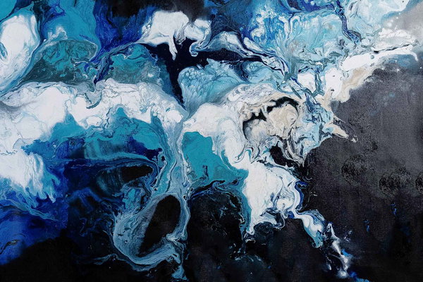 Pintura aplicada con generosidad