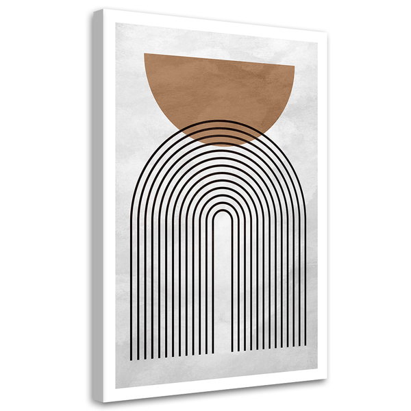 Kunstdruck auf Leinwand 'Geometric Line'