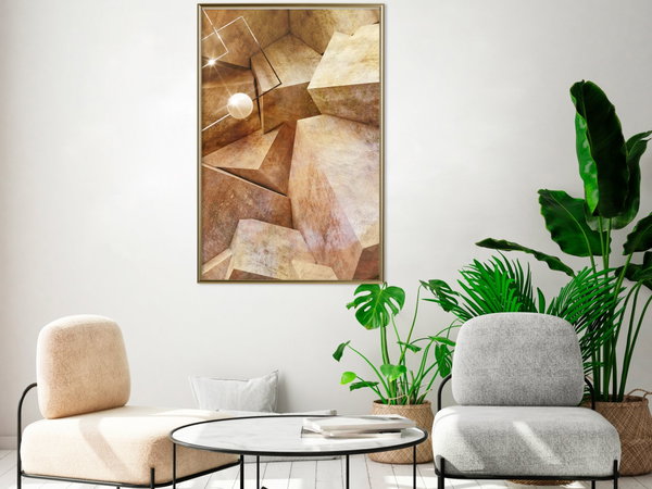 Poster 'Cubic Rocks'
