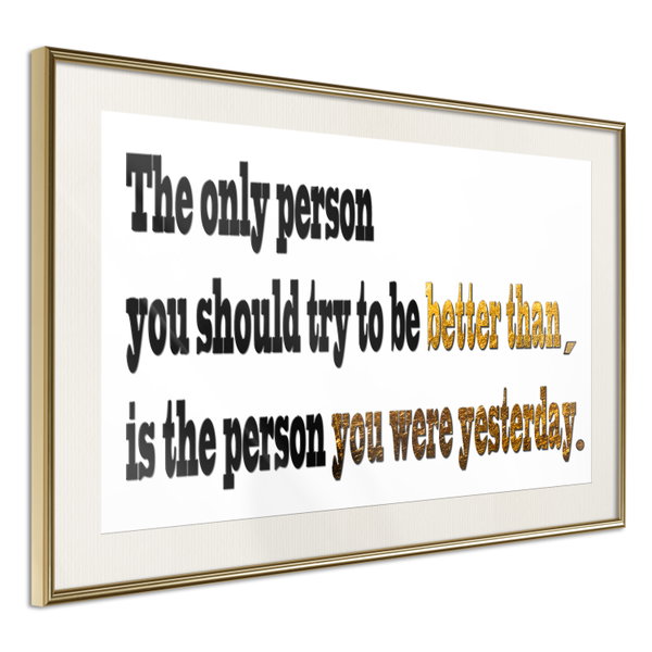 Poster 'Outdo Yourself'