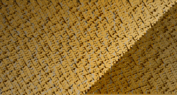 Behang 'Honeycomb 1' 500x270cm