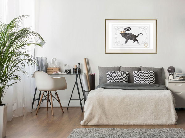 Poster 'Cat in Crown'