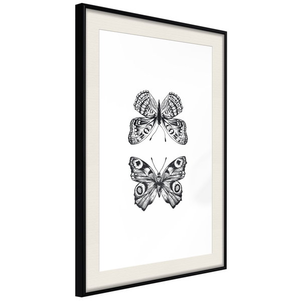 Poster 'Two Butterflies'