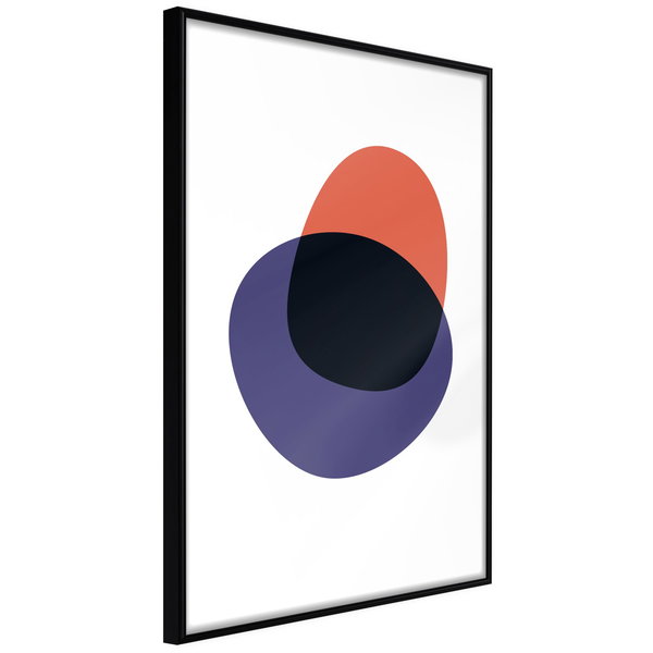 Poster 'White, Orange, Violet and Black'