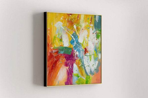 Acrylgemälde 'When I am with You' 80x80cm | Limitierte, handsignierte Edition