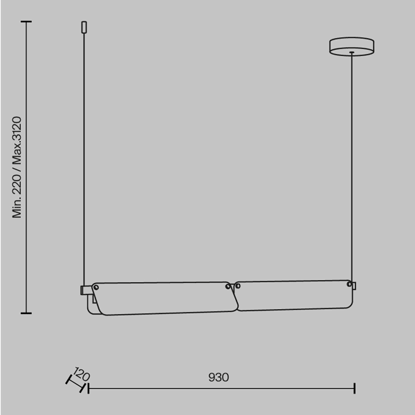 Lampa Wisząca 'Flat 1'