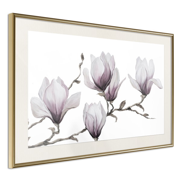 Poster 'Painted Magnolias'