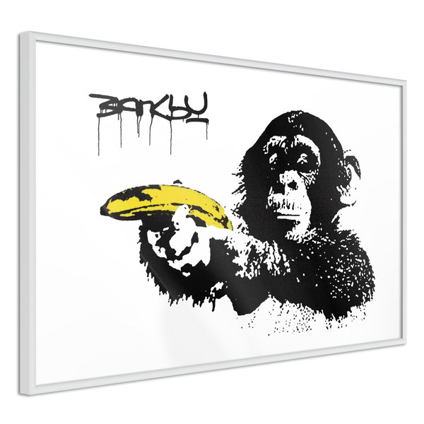 Poster 'Banksy: Monkey with Banana'