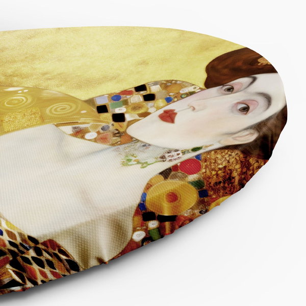 Rundes Bild 'Golden Gaze'