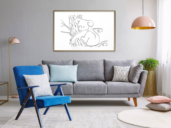 Poster 'Sleepy Koala'