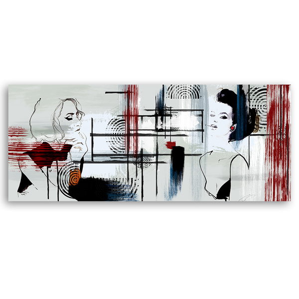 Kunstdruck auf Leinwand 'Echoes of Elegance 1'