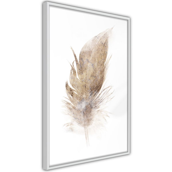 Poster 'Lost Feather (Beige)'