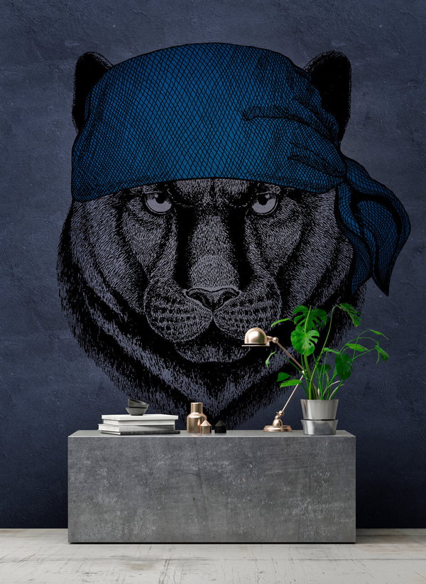 Tapete 'Panther 1' 400x270cm