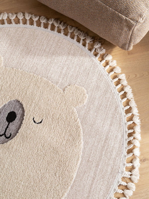Design Kinderteppich Momo Beige IV