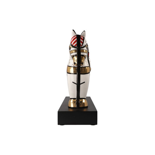 Porzellan Figur 'Golden Dancer' von Romero Britto 12,5x31x28cm