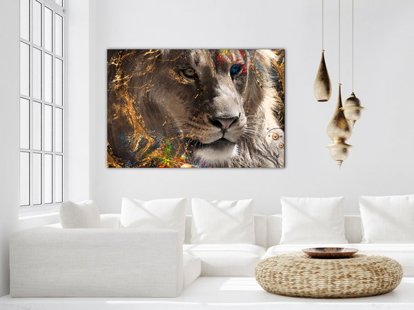 Kunstdruck auf Leinwand 'Mustafa Wide'